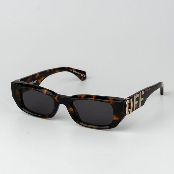 Off-White FILLMORE Women Sunglasses Havana Grey Square OERI124 6007 NEW main image 4